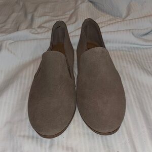 Lucky Brand Women’s Suede Slip-On Loafers - Tan